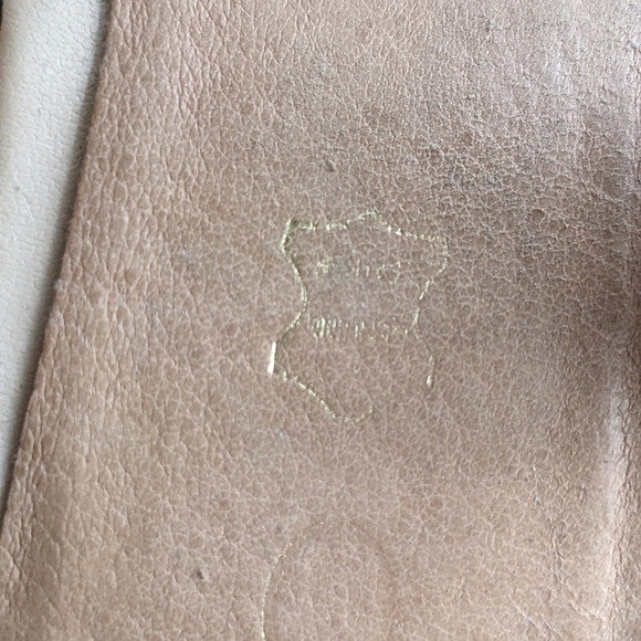 aldo Nude Leather Platform Sandals Wood Wedge Heel 7.5 - Picture 11 of 11